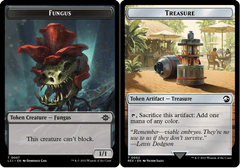 Fungus (0007) // Treasure (0002) Double-Sided Token - Foil